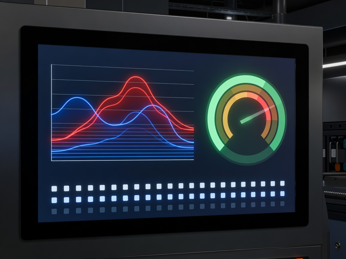 Energy management interface monitoring supermarket refrigeration load and condenser efficiency